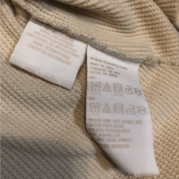 Tommy Hilfiger Denim Y2K Waffle Logo Embroidered Floral Long Sleeve Shirt SizeXS - Picture 12 of 12